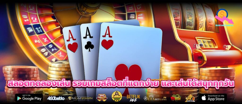 สลอตทดลองเล่น รวมเกมสล็อตที่แตกง่าย และเล่นได้สนุกทุกวัน